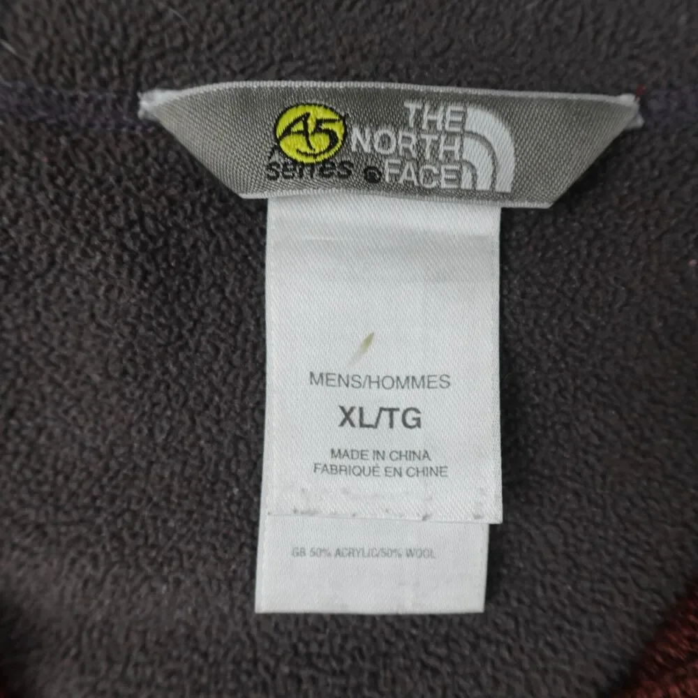 The North Face Sweater Mens XL Bronze Brown A5 Series 1/4 Zip Pullover Mock Neck - Picture 4 of 11